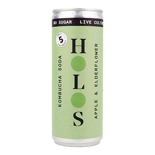 HOLOS Apple & Elderflower Kombucha Soda 250ml   24