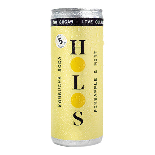 HOLOS Pineapple & Mint Kombucha Soda 250ml  24