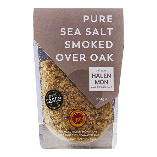 Anglesey Sea Salt Halen Mon Oak Smoked Sea Salt 100g   10