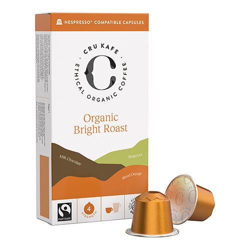 Cru Kafe Org FT Bright Roast Pods 78.8g   8x10