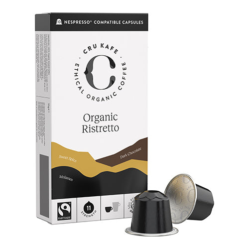 Cru Kafe Org FT Ristretto Pods 78.8g   8x10