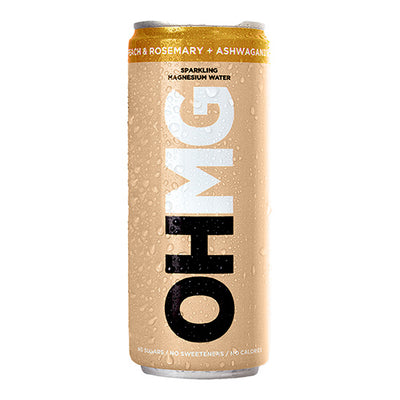 OHMG Peach & Rosemary + Ashwagandha Sparkling 330ml   12