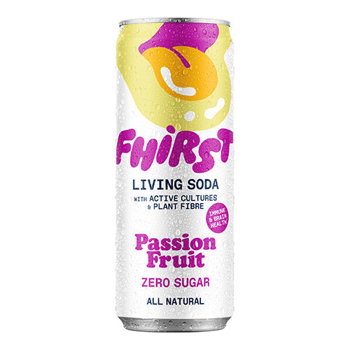 Fhirst Living Soda Passion Fruit 330ml   12