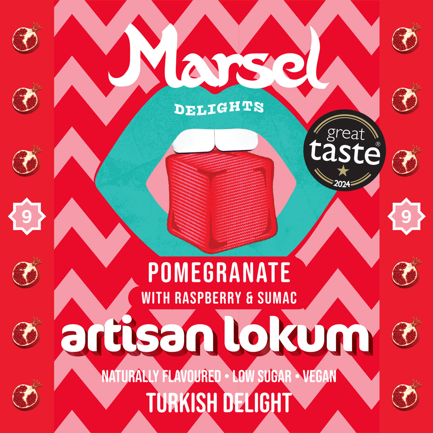 Marsel Delights Pomegranate Lokum 90g   6