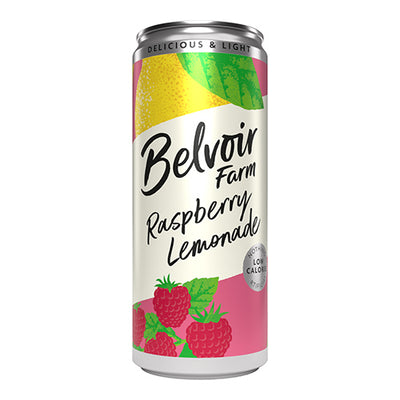 Belvoir Delicious and Light Raspberry Lemonade 330ml   12