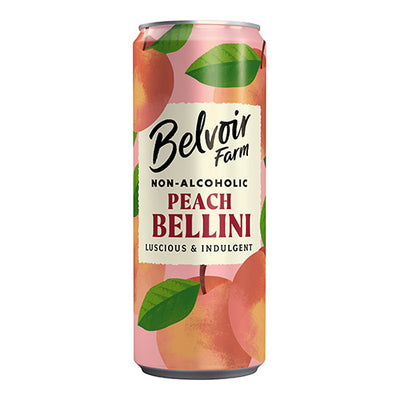 Belvoir Non Alcoholic Peach Bellini Can 250ml   12