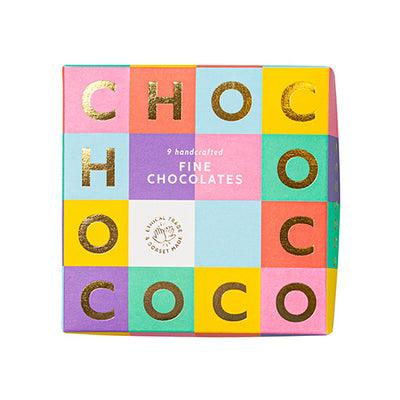 Chococo Small Chococo selection box - 9 assorted flavours 150g   12