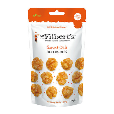 Mr Filberts Sweet Chilli Rice Crackers 40g   12