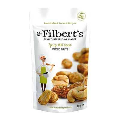 Mr Filberts Spring Wild Garlic Mixed Nuts 100g   12