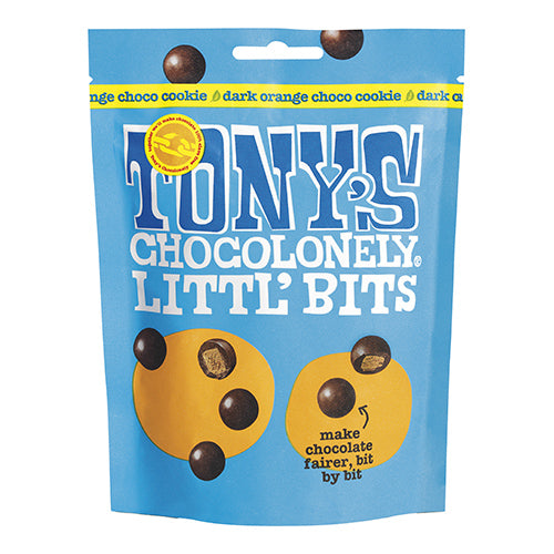 Tony's Chocolonely Littl' Bits Dark Orange Choco cookie 100g   8