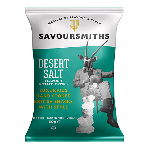 Savoursmiths Crisps Desert Salt 150g   12