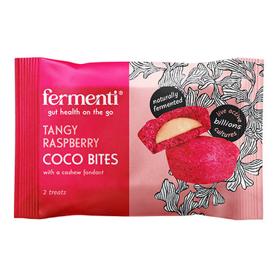 Fermenti Raspberry Coco Bites with cashew fondant 12g   15