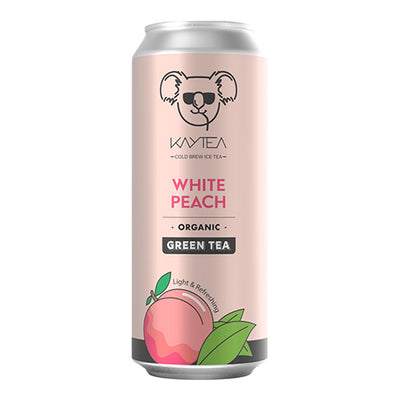 KAYTEA White Peach (Organic) 330ml Can 12