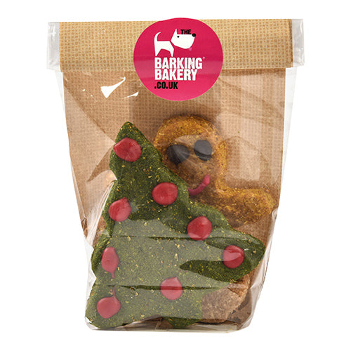 The Barking Bakery Yappy Woofmas Cheesey Biscuits 60g    10