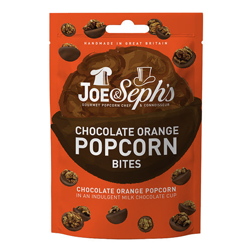 Joe & Seph's Chocolate Orange Popcorn Bites 63g   14