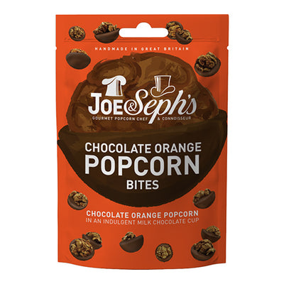 Joe & Seph's Chocolate Orange Popcorn Bites 63g   14