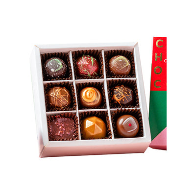 Chococo Festive 9 Piece Selection Box 90g   12