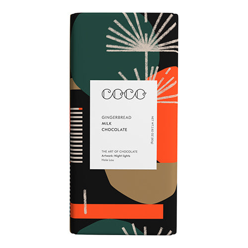 Coco Chocolatier Gingerbread Milk Bar 80g   12