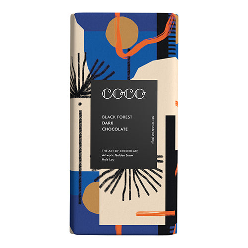 Coco Chocolatier Black Forest Dark Bar  80g   12