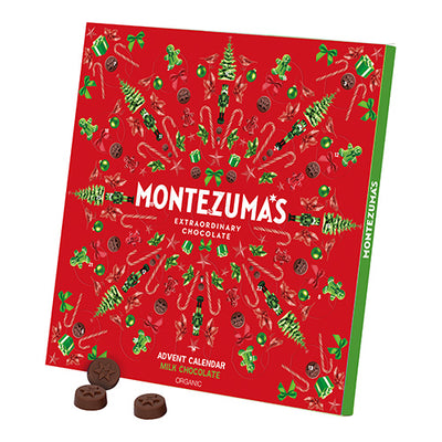 Montezuma's Organic Milk Chocolate Advent Calendar 200g   8  - Pre-Order Only