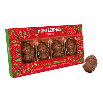 Montezuma's Milk Chocolate and Caramel Snowmen 55g   10