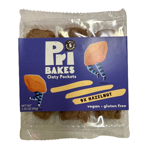 Pri's Bakes Oaty Pockets - Hazelnut 9pc   20