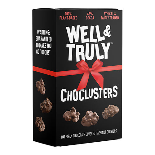 Well & Truly Christmas Oat M&lk Chocolate Clusters 100g  18