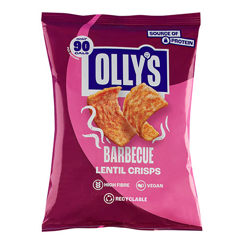 Olly's Lentil Crisps - Barbecue 80g   16