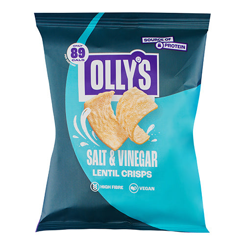 Olly's Lentil Crisps - Salt & Vinegar 20g   24