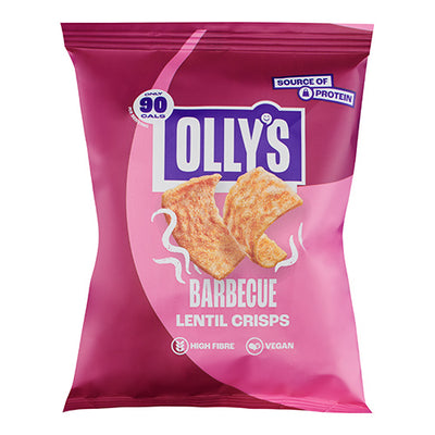 Olly's Lentil Crisps - Barbecue 20g   24