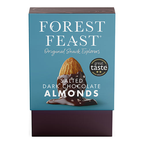 Forest Feast Gift Cube - Salted Dark Chocolate Almonds 140g   6