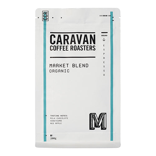 Caravan Coffee Roasters Organic Market Ground 200g   6
