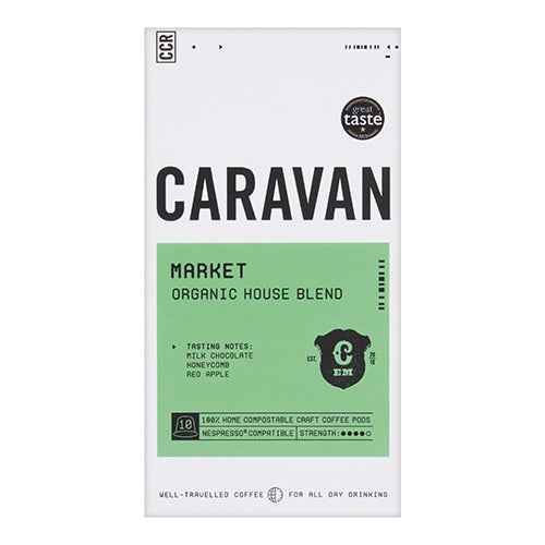 Caravan Coffee Roasters Organic Market Pod 10x0.05g   10