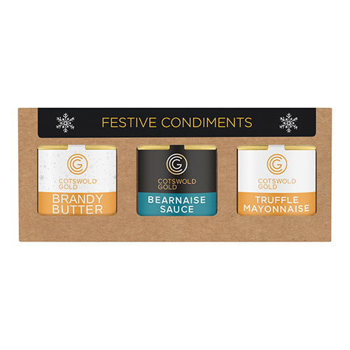 Cotswold Gold Festive Condiments Trio Gift Pack 450g   6