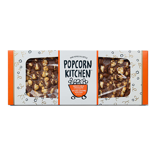 Popcorn Kitchen Giant Milk Chocolate and Salted Caramel Popcorn bar 750g   6