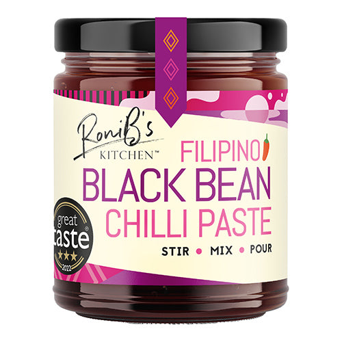 RoniB's Kitchen, Filipino Style Black Bean Chilli Paste, 190ml   6