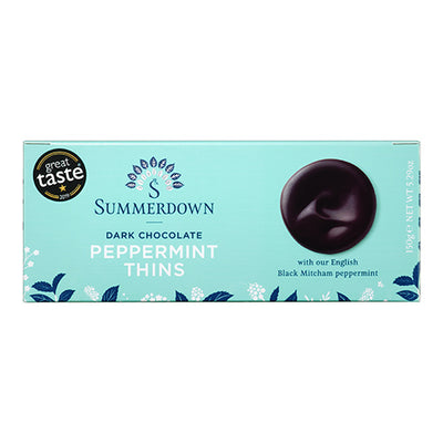 Summerdown Chocolate Peppermint Thins 150g   8