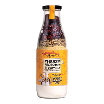 Doggy Baking Co Wallace & Gromit Cheezy Cranberry Biscuit Mix 750ml   6