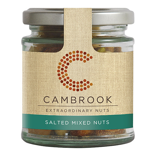 Cambrook Baked Salted Classic Mixed Nuts Jar 95g   15