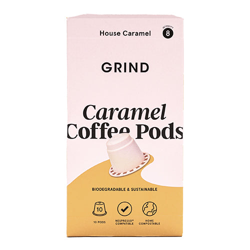 Grind Coffee Pods Home Compostable Caramel Blend 90g  10 x10