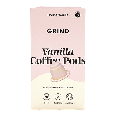 Grind Coffee Pods Home Compostable Vanilla Blend 90g  10 x10