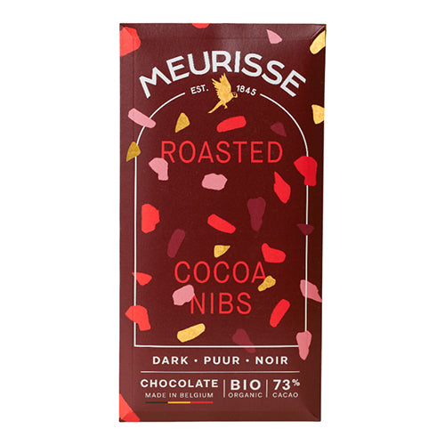 Meurisse Dark chocolate with Cocoa Nibs 100g   15