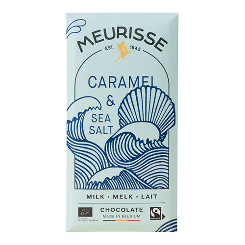 Meurisse Milk chocolate with Caramel & Sea Salt 100g   15