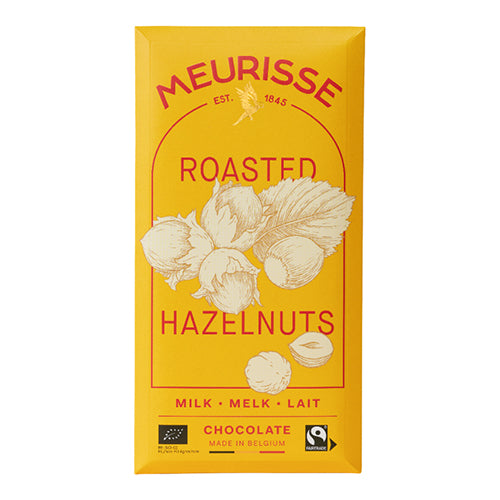 Meurisse Milk chocolate with Roasted Hazelnuts 100g    15