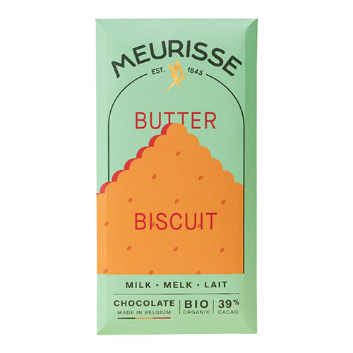 Meurisse Milk chocolate with Butter Biscuit 100g    15