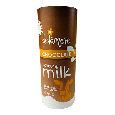 Delamere Dairy Chocolate Flavoured Milk Cartocan 235ml   12