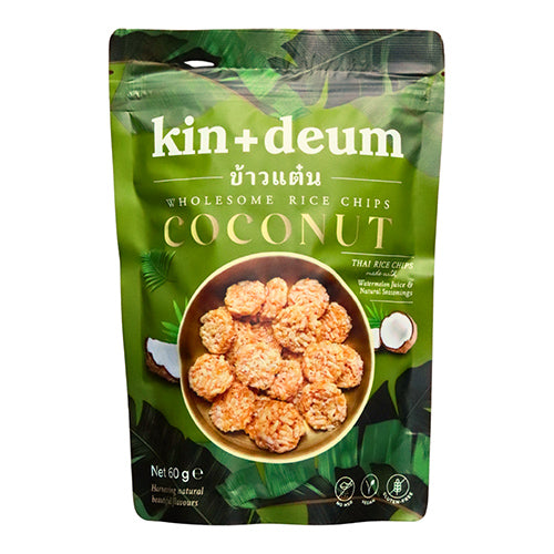 Kin + Deum Coconut Rice Chips 60 g   12