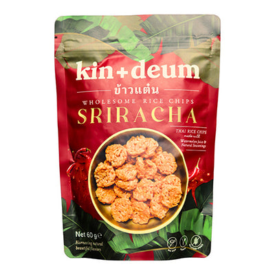 Kin + Deum Sriracha Rice Chips 60 g   12