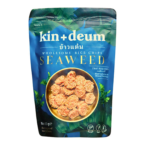 Kin + Deum Seaweed Rice Chips 60 g   12