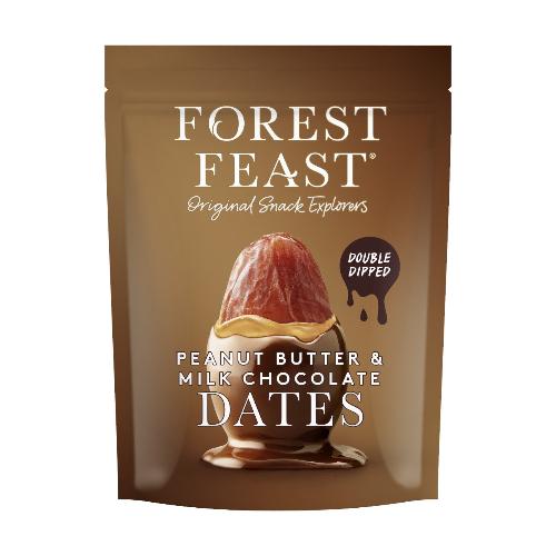 Forest Feast Milk Chocolate Peanut Butter Dates 140g   6